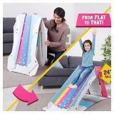 WowWee Kids Slide Indoor  Playground for Toddlers  StrongFold Technology Cardboard Toddler Slide by Pop2Play (Rainbow)