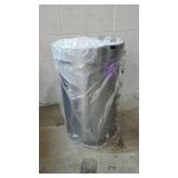 simplehuman 45 Liter / 12 Gallon Semi-Round Automatic Sensor Trash Can, Brushed Stainless Steel