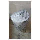 simplehuman 45 Liter / 12 Gallon Semi-Round Automatic Sensor Trash Can, Brushed Stainless Steel