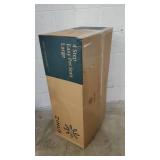 Zinus 22 in. Large Foam Charcoal 4 of Steps Pet Stairs