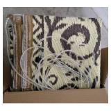 REVERSIBLE MATS LED Illuminated Patio Mat - Outdoor Patio 8-Feet x 18-Feet Brown/Beige RV Camping Mat