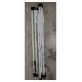 BBOUNDER 4 Pack Linkable LED Utility Shop Light, 4 FT, 4000 LM, 48 Inch Integrated Fixture for Garage, 40W Equivalent 250W, 5000K Daylight, Surface + Suspension Mount, Black