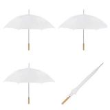 Anderson Umbrella Wedding Umbrella - 60" Umbrella - Manual Open - 10 Pack (White)