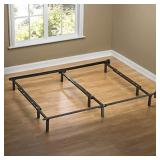 Zinus Michelle Compack Adjustable Steel Bed Frame for Box Spring and Mattress Set, Fits Twin to Queen sizes, Black (AZ-SBF-U2)