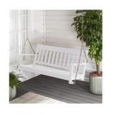 Outsunny 2- Seater Outdoor Patio Porch Swing White