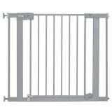 Safety 1st Easy Install Auto-Close Baby Gate with Pressure Mount Fastening, Grey