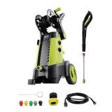 Sun Joe SPX3001 2030 PSI 1.76 GPM 14.5 AMP Electric Pressure Washer with Hose Reel, Green