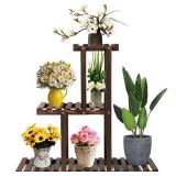 GEEBOBO 3 Tier Plant Stand,Large Multi Tiered Plant Shelf for Multiple Plants,Indoor Flower Pots Stand,Outdoor Plant Shelves Rack Holder