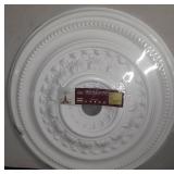 ELK Lighting M1022WH English Study Ceiling Medallion 32" in White