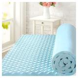 ZINUS 1.5 Inch Swirl Gel Cooling Memory Foam Mattress Topper / Cooling, Airflow Design / CertiPUR-US Certified, Twin