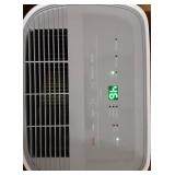 Whirlpool 50 Pint Portable Dehumidifier with 24-Hour Timer, Auto Shut-Off, Easy-Clean Filter, Auto-Restart, and Wheels | For Bathrooms, Basements, and Bedrooms | WHAD501CW