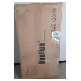 Haotian FKW56-HG,Bar Serving Cart Home Myra Rustic Mobile Kitchen Serving cart,Industrial Vintage Style Wood Metal Serving Trolley