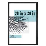 MCS Industries Studio Gallery Frames, 20x30 in, Black Woodgrain