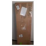 KidKraft Wooden Bookcase with Reading Nook, Storage and Gray Cushion, White, Gift for Ages 3-8