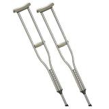 Days Standard Aluminum Crutches, Youth, Lightweight, Adjustable, Custom, & Comfortable Crutches, Helps Keep Weight Off Injured or Post-Operative Foot, Ankle, Knee, or Leg, Can be Used by All Ages