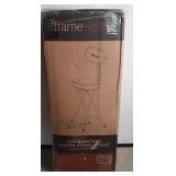 Gator Frameworks Guitar Seat with Padded Cushion, Ergonomic Backrest and Fold Out Guitar Stand; Holds both Acoustic and Electric Guitars (GFW-GTR-SEAT)