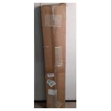 InPlace Shelving 9084670 Slimline Floating Wall Shelf, 48 W x 8 D x 1.25 H, White