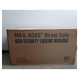 Mail Boss 7526 Mail Manager Street Safe Locking Security Mailbox, Black