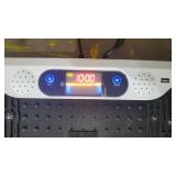 TECHMOO 3D Vibration Platform Exercise Machine Whole Body Workout Vibration Fitness Platform Home Exercise Training Losing Toning Weight Equipment with Remote Control Resistance Bands