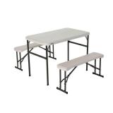 Lifetime Folding Picnic Table with Benches, 80373