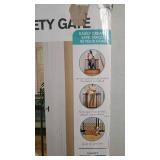 Summer Modern Home Decorative Walk-Thru Baby Gate, Metal with Bronze Finish, Decorative Arched Doorway  30 Tall, Fits Openings up to 28 to 42 Wide, Baby and Pet Gate for Doorways and Stairways