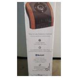 Lasko Wind Curve Electric Oscillating Tower Fan with Bluetooth Technology for Indoor, Bedroom and Home Office Use, 42", Blackwood T42905