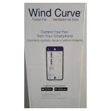 Lasko Wind Curve Electric Oscillating Tower Fan with Bluetooth Technology for Indoor, Bedroom and Home Office Use, 42", Blackwood T42905