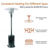 Amazonbasics Propane 46,000 Btu Outdoor Patio Heater Havana Bronze
