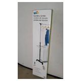 Honey-Can-Do Rolling Laundry Cart with Hanging Bar