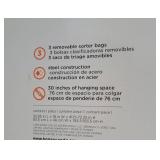 Honey-Can-Do Rolling Laundry Cart with Hanging Bar