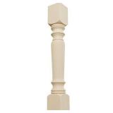 Ekena Millwork COL05X05X35LERW 5-Inch W x 5-Inch D x 35 1/2-Inch H Legacy Tapered Cabinet Column, Rubberwood