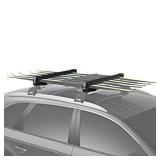 Thule SnowPack Ski/Snowboard Rack, Large (6 Pr/4 Boards), Black
