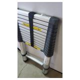 Yvan Telescoping Ladder,12.5 FT One Button Retraction Aluminum Telescopic Extension Extendable Ladder,Slow Down Design Multi-Purpose Ladder for Household Daily or Hobbies,330 Lb Capacity