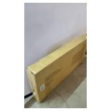 Oriental Furniture 3 ft. Tall Window Pane Shoji Screen - Black - 4 Panels