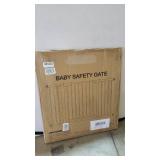 Baby Gate for Doorways and Stairs, RONBEI 51.5" Auto Close Safety Baby Gate for Kids and Pets, Extra Wide Child Gate Dog Gates for The House, Heavy Duty Metal Walk Through Door (Black)