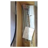 Whitmor Foldable Garment Rack - Rolling Clothes Hanger - Adjustable Height