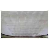 Safco Products Reveal 24 Pamphlet Display, 5601CL, Wall Mountable, Thermoformed Plastic Resin Construction, No Sharp Edges or Corners