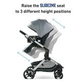 Graco Modes Nest Travel System | Includes Baby Stroller with Height Adjustable Reversible Seat, Bassinet Mode, Lightweight Aluminum Frame and SnugRide 35 Lite Elite Infant Car Seat, Bayfield
