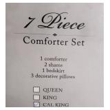 Madison Park Harding 7 Piece Cotton Comforter Set, California King Bedding