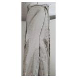 Color Different From Stock Photo - Impressions Celine Shimmer Blackout Curtain Panel Set with Grommet Header - Grey Shimmer