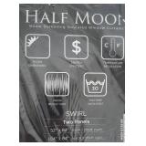 Textured Swirl 52" x 84" Curtain Set