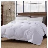 Modern Honeycomb Comforter Set - White- Full/Queen