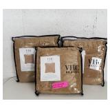 VHC Brand Burlap Natural 26" X 26" Euro Sham 18323 - Lot Of 3