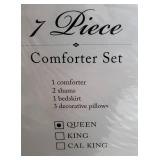Madison Park Boone Microsuede 7-Pc. Queen Comforter Set Bedding