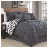 Ella 7 Pc King Comforter Set Bedding