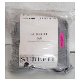 Farmhouse Basketweave Sofa Slipcover Gray - Sure Fit