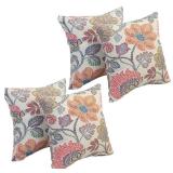 Blazing Needles 17-inch Square Outdoor Throw Pillows (Set of 2)