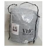 April & Olive Farmhouse Sawyer Mill Ticking Stripe Coverlet