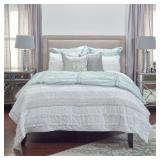 Color Different From Stock Photo - Riztex Usa Georgette 3 Pc. Quilt Set, King