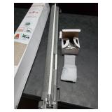 Retractable Safety Gate, 34" Height, Gray